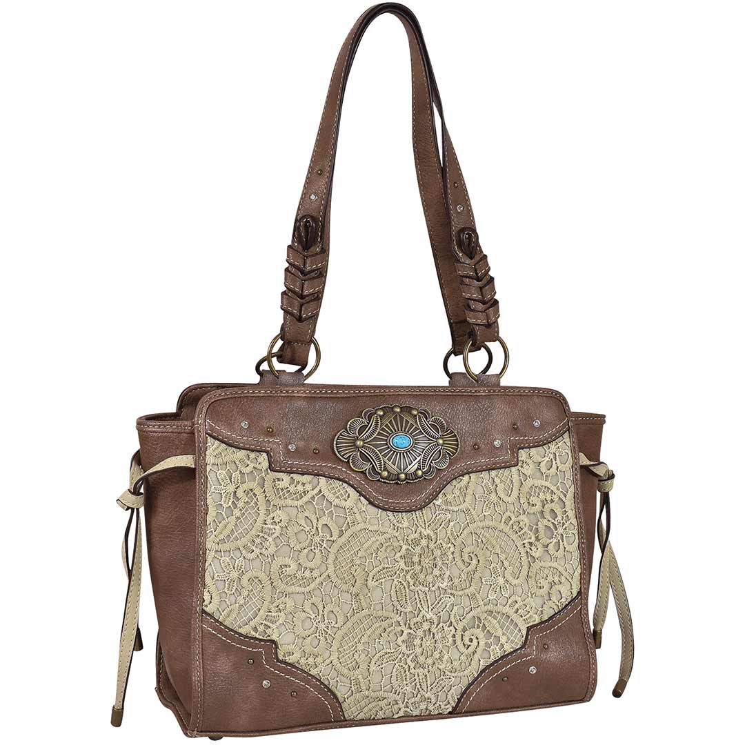 Justin Lace Accented Satchel
