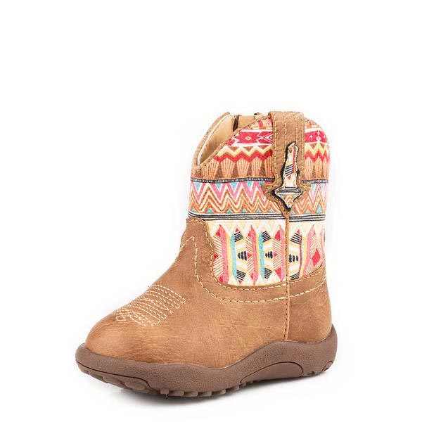 Roper Baby Girls' Azteka Cowgirl Boots