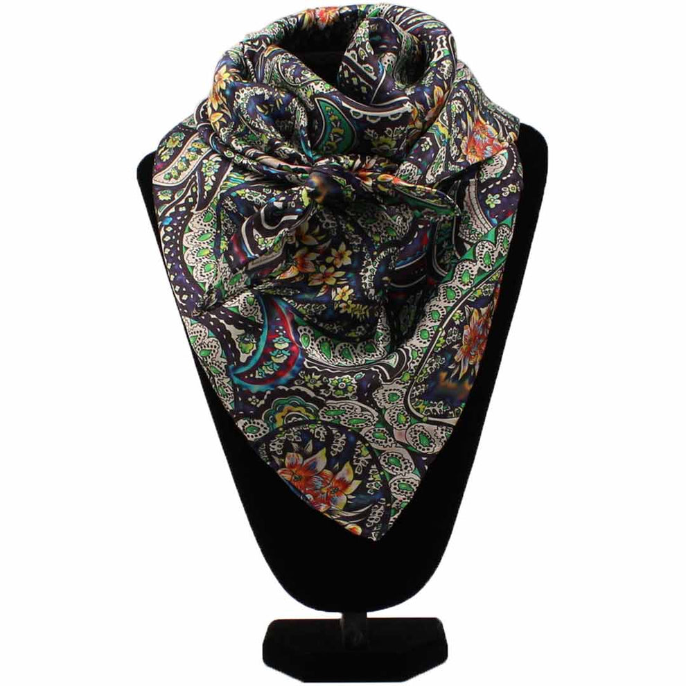 M&F Western Products Floral and Scrolling Print Wild Rag