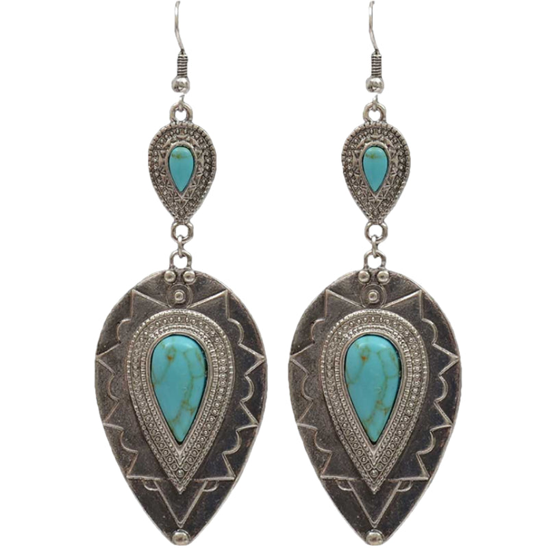 M&F Western Products Inverted Teardrop Earrings