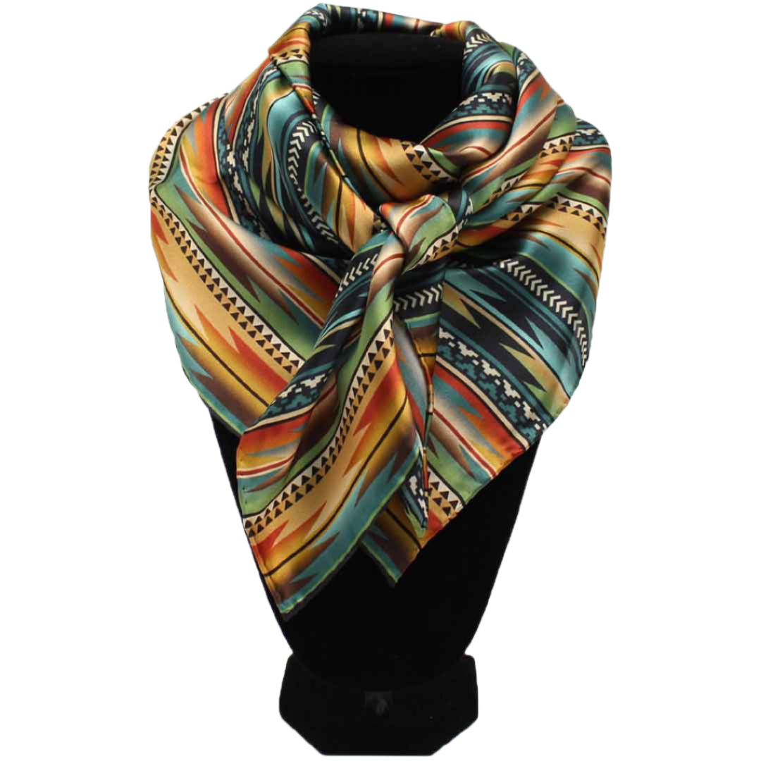 M&F Western Products Serape Aztec Print Wild Rag | Lammle's – Lammle's ...