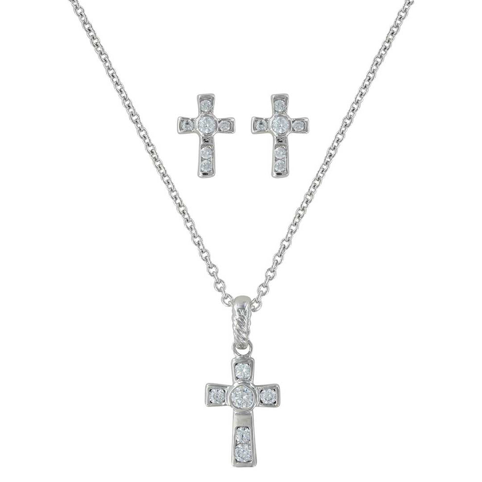 Montana Silversmiths Women's Cross Jewelry Set