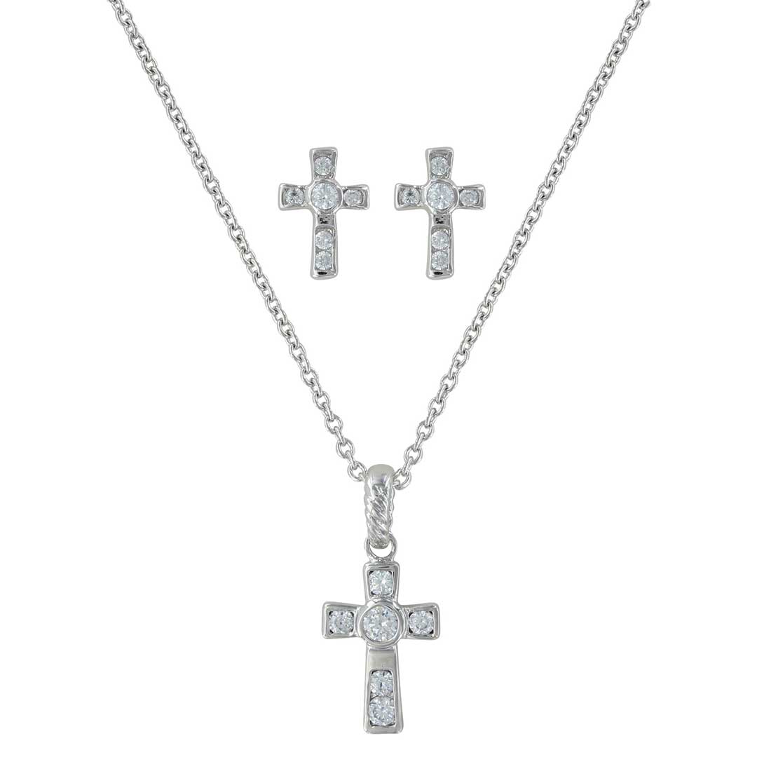 Montana Silversmiths Women's Cross Jewelry Set