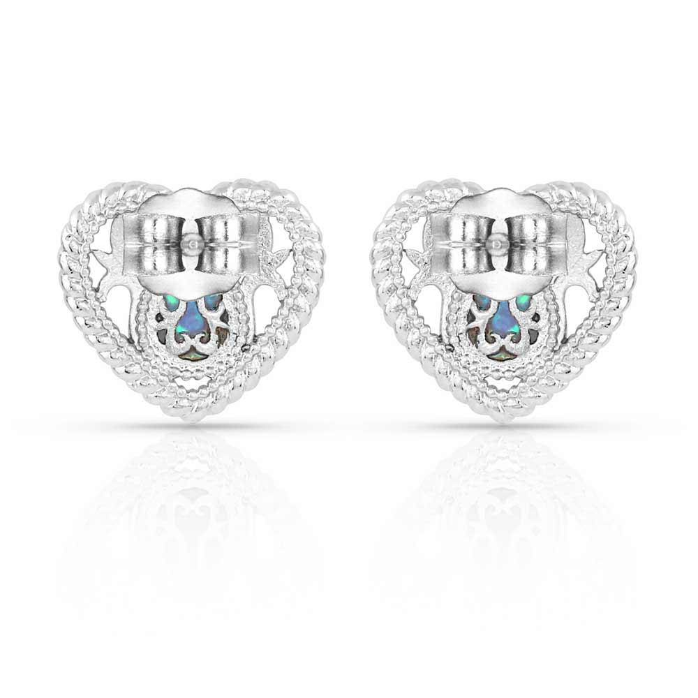 Montana Silversmiths Gleeful Heart Silver Earrings