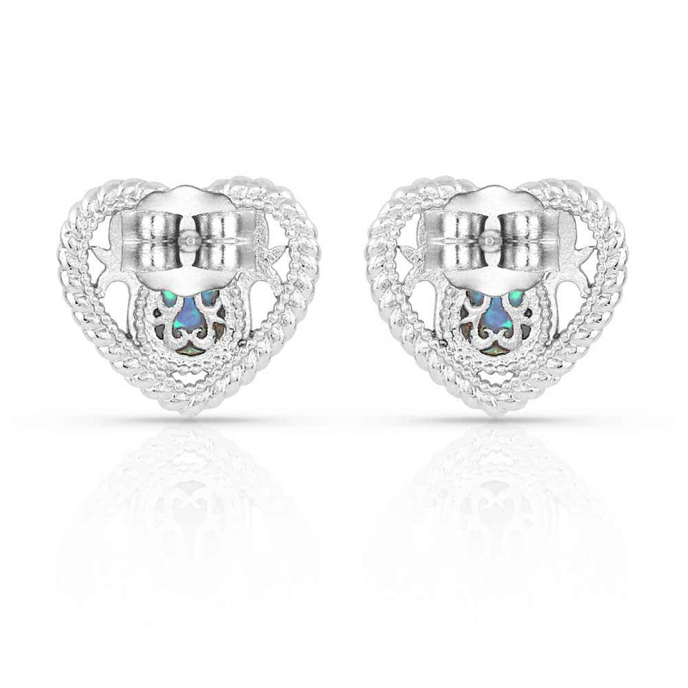 Montana Silversmiths Gleeful Heart Silver Earrings