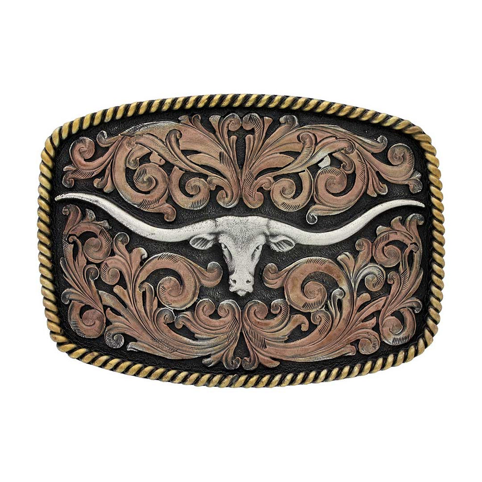 Montana Silversmiths Tri-Color Attitude Buckle