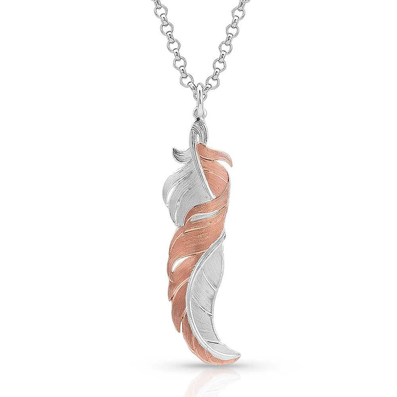 Montana Silversmiths Women's Twisted Feather Necklace