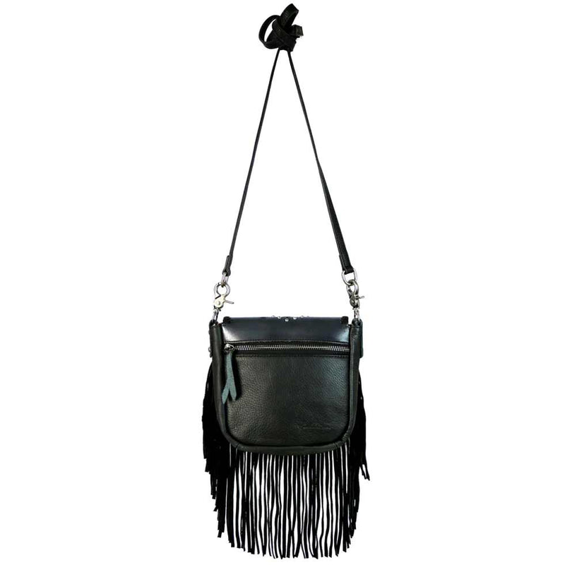 Montana West 100% Real Leather Hair-On Crossbody