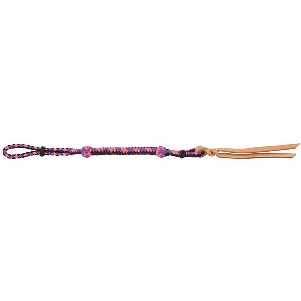Mustang Quirt with Leather Popper