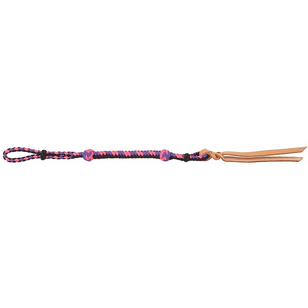 Mustang Quirt with Leather Popper