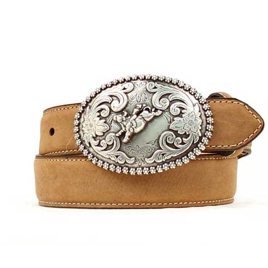 Nocona Kid's Belt With Oval Bronc Buckle