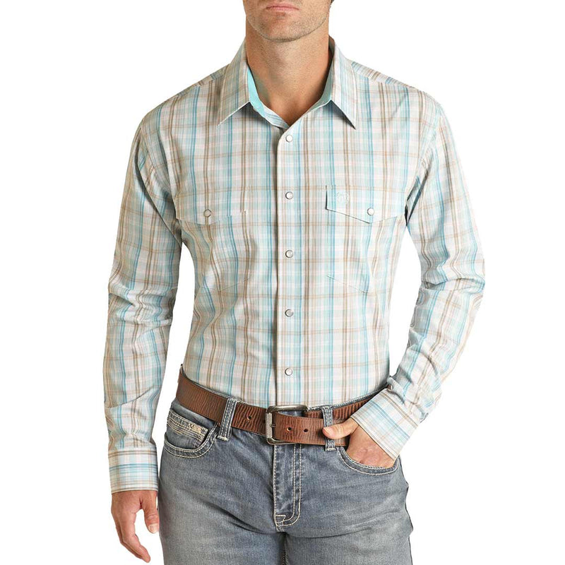 Panhandle Select Men's Plaid Snap Shirt