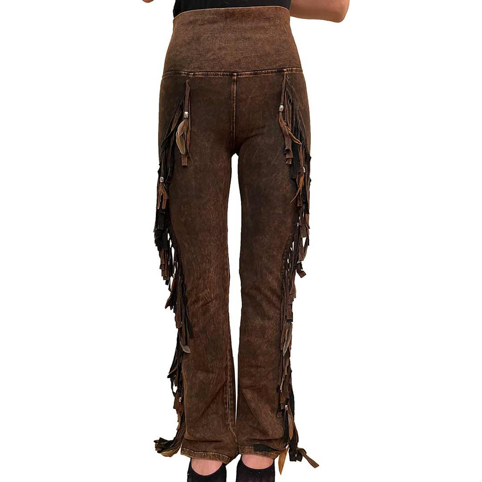 Pat Dahnke Women's Fringe and Feather Pants