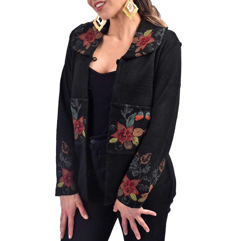 Peruvian Perfection Women's Floral Reversible Blazer