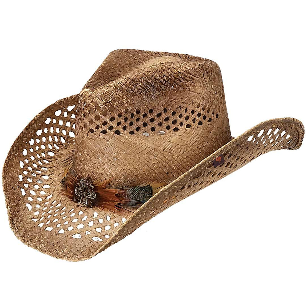 Peter Grimm Hats Shawnee Drifter Straw Cowboy Hat