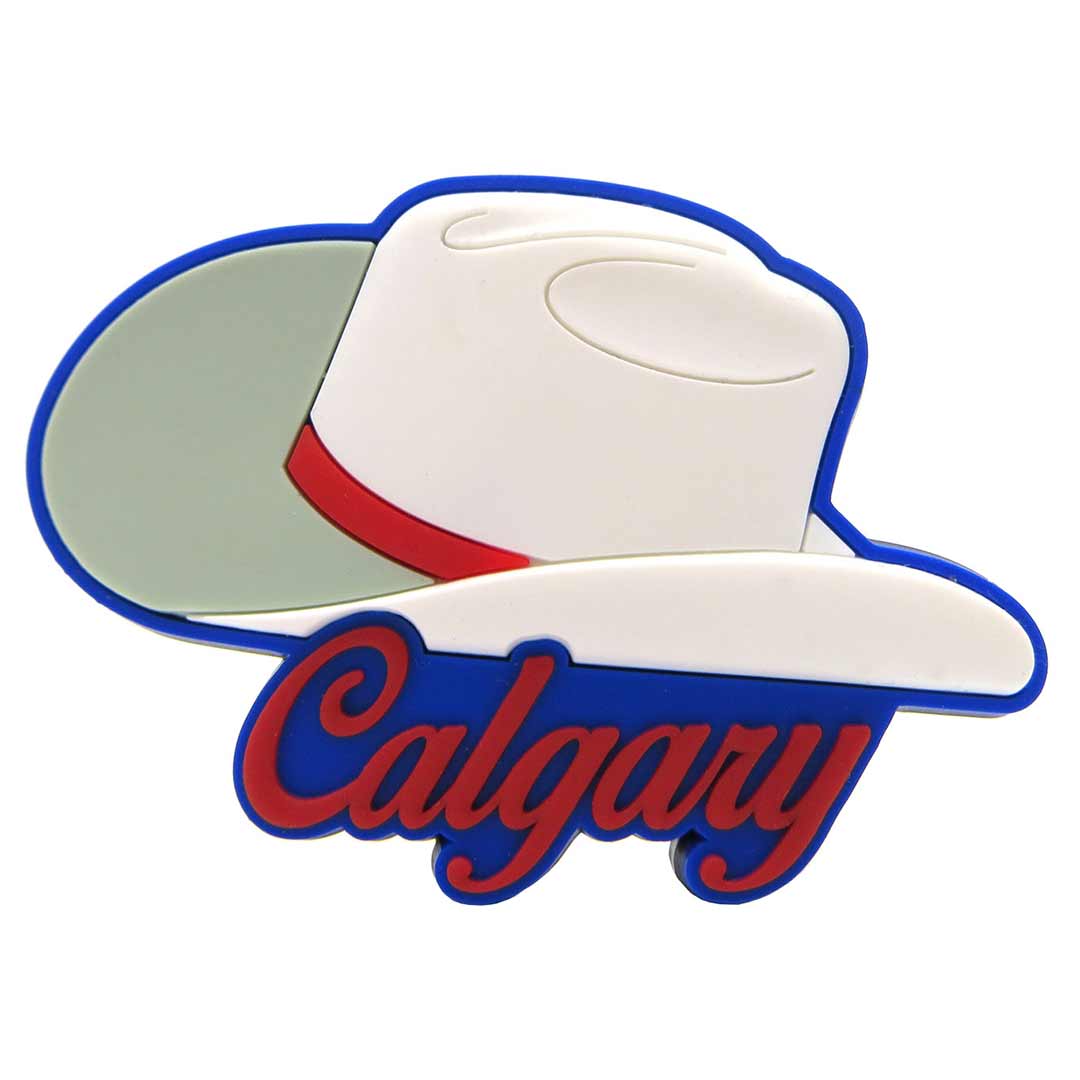 Postcard Souvenirs Calgary Cowboy Hat Magnet