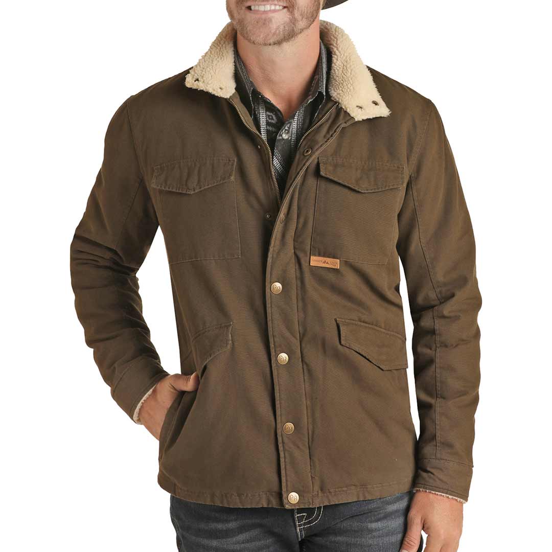 Powder River Outfitters Men's Brushed Cotton Canvas Jacket