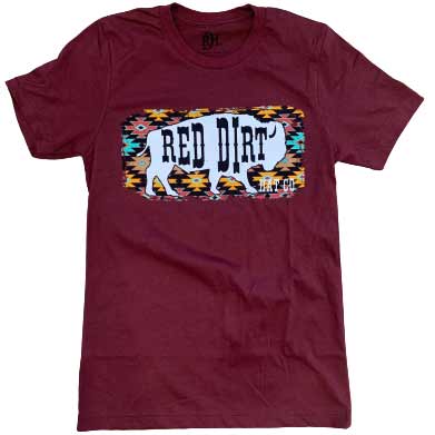 Red Dirt Hat Co Unisex Great White Buffalo T-Shirt