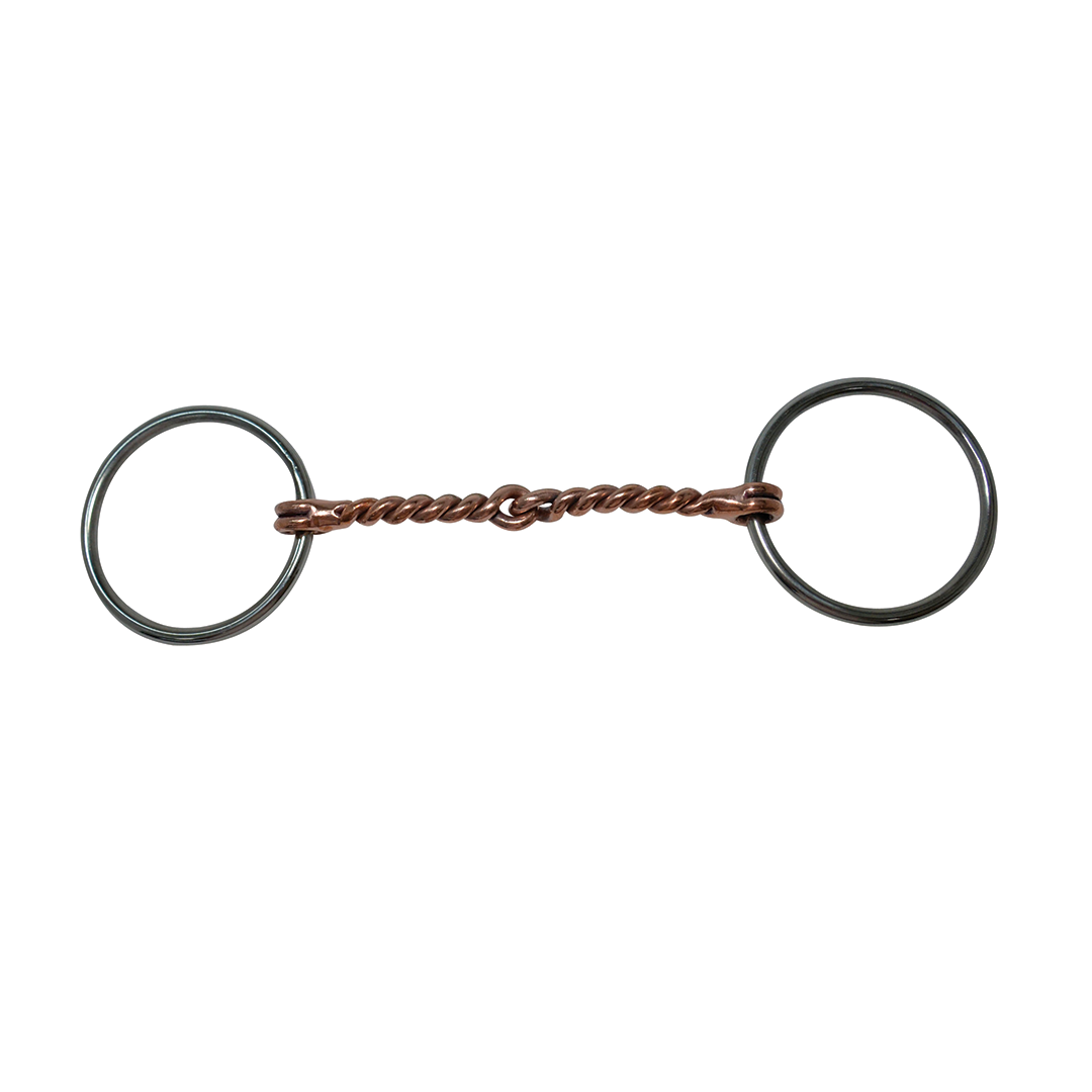 Reinsman Twisted Copper Loose Ring Bit