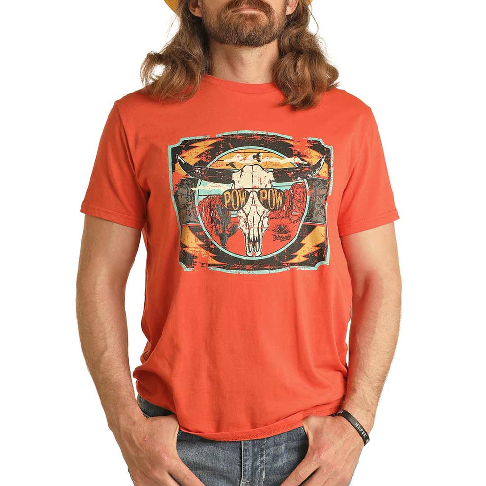 Rock & Roll Cowboy Men's Dale Brisby Pow Pow T-Shirt
