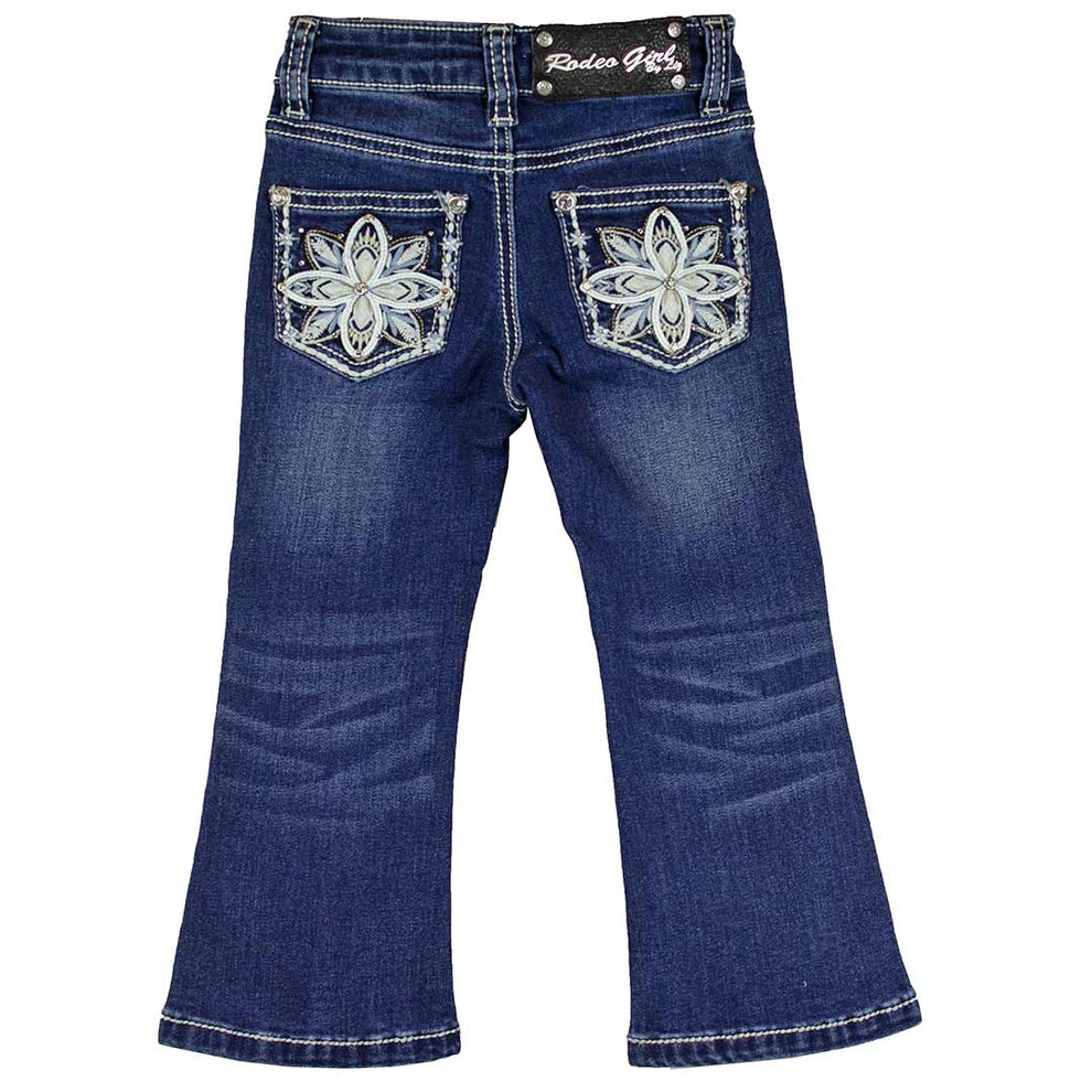 Rodeo Girl Toddler Girls' Floral Bootcut Jeans