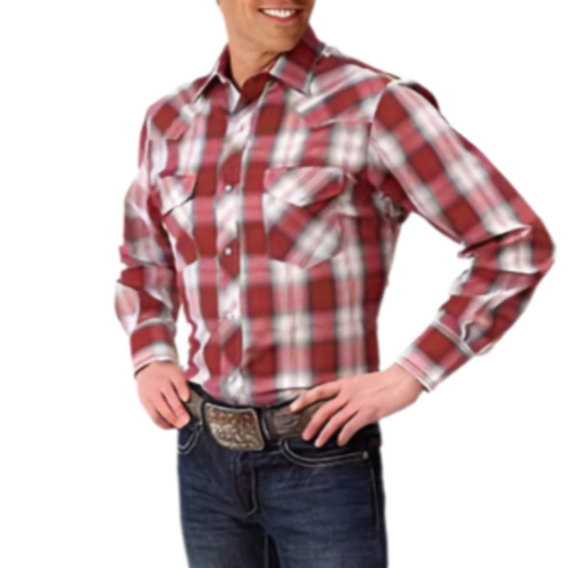 Roper Men's Classic Plaid Shirt