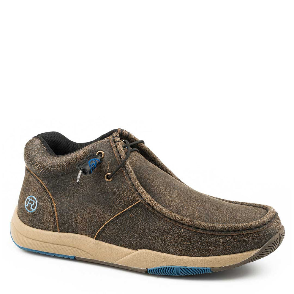 Roper Men's Distressed Leather Shoe