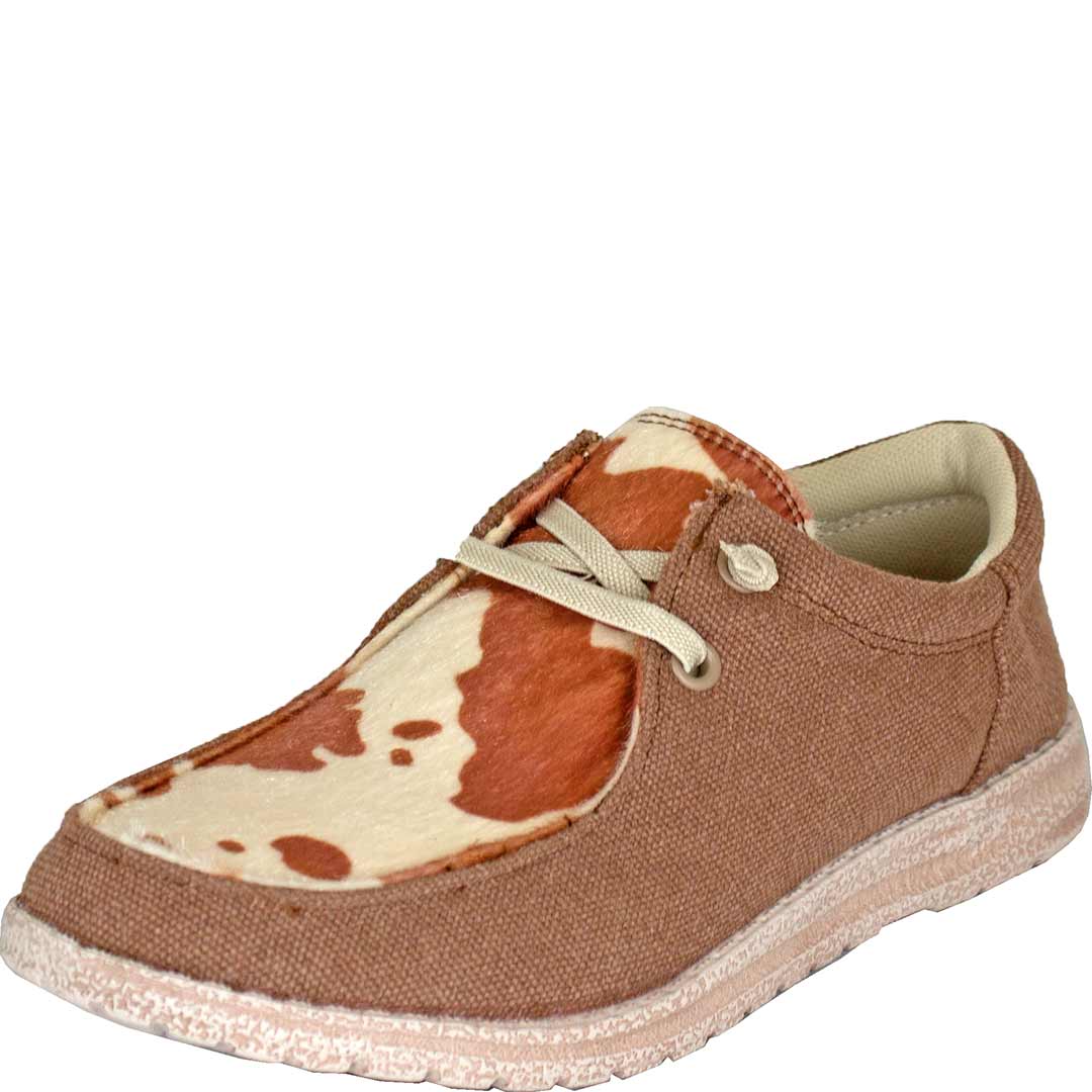 Roper Women's Hair-On-Hide Slip-On Shoes