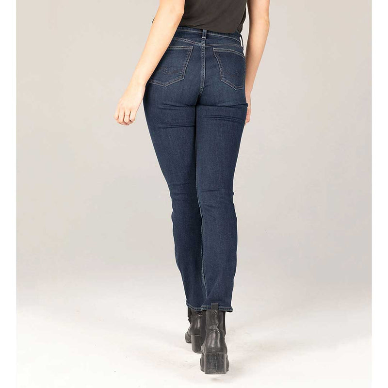 Silver Jeans Women's Elyse Mid Rise Straight Leg Jeans