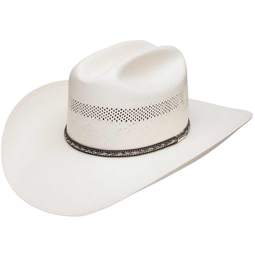 Stetson Grey Star Natural 10X Straw Cowboy Hat