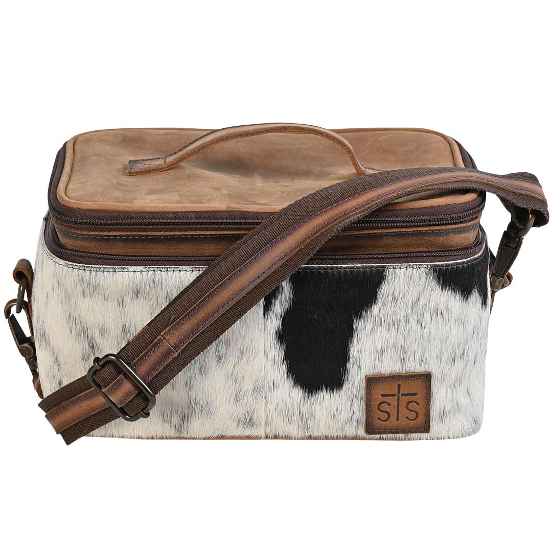 STS Ranchwear Cowhide Glamour Makeup Organizer