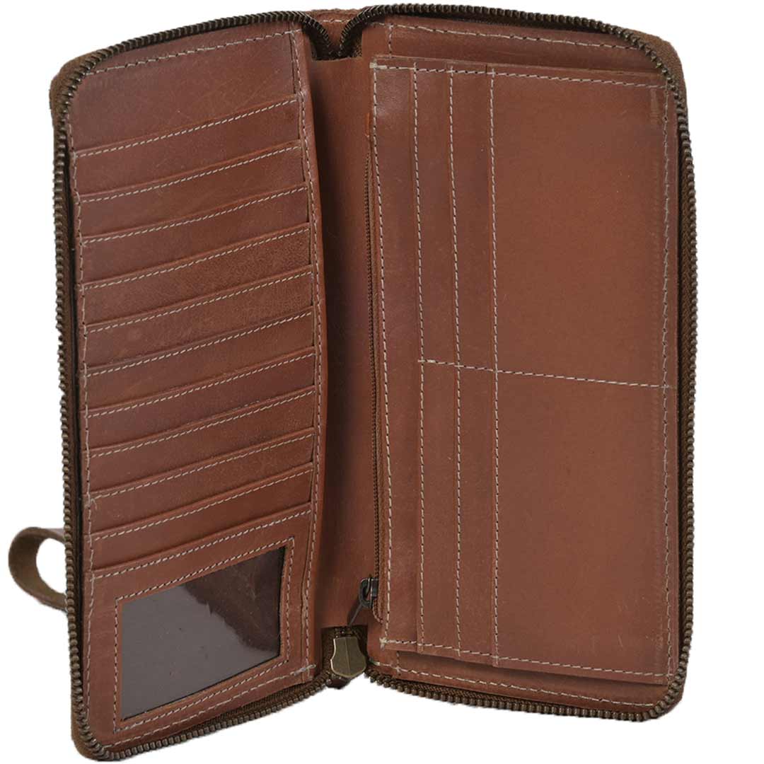 STS Ranchwear Cowhide Saddle Tramp Bentley Wallet