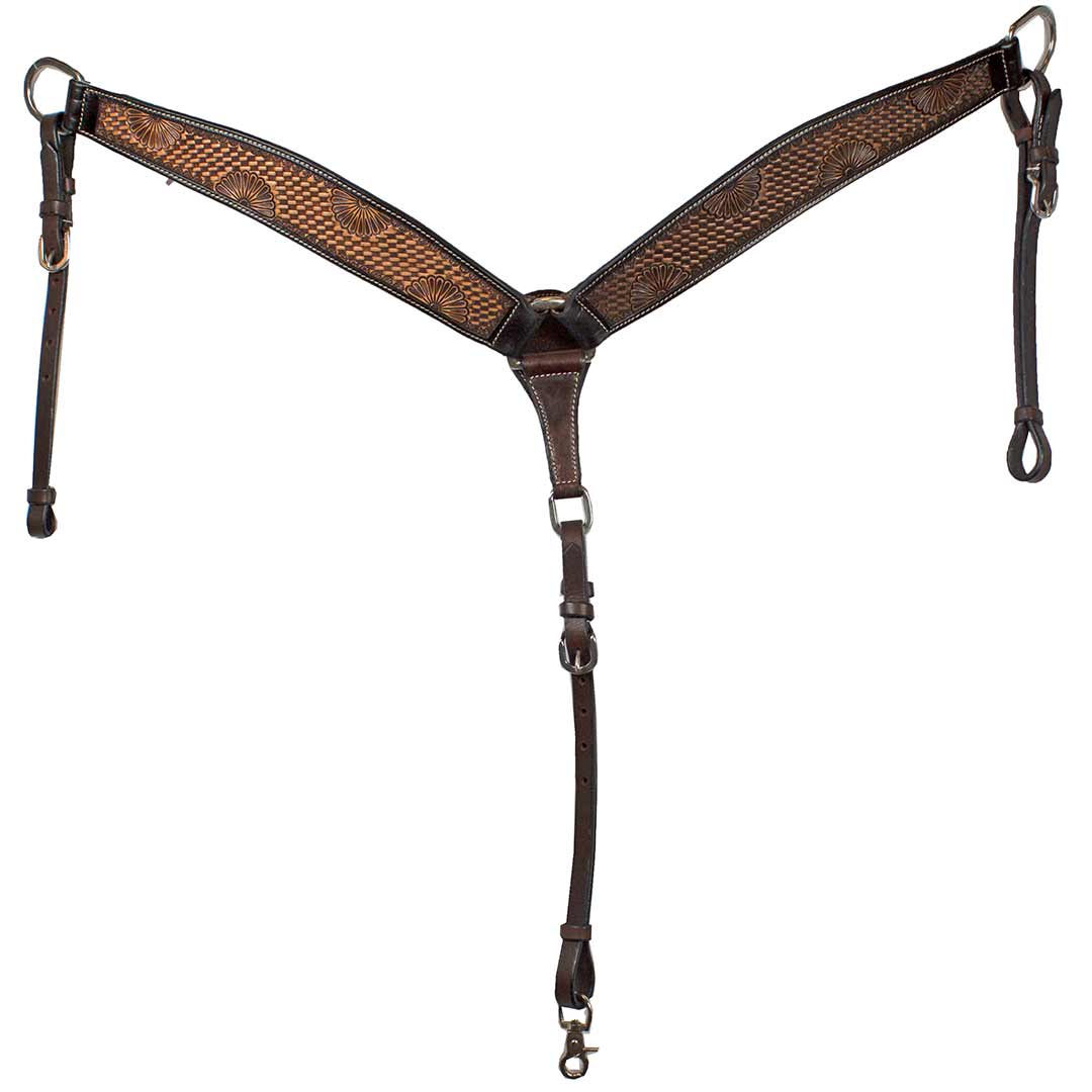 True North Trading Sunflower Carved Breast Collar