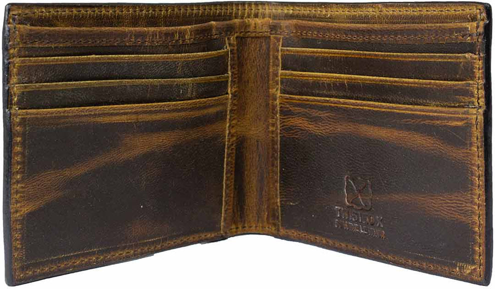 Twisted X Men's Distressed Leather Bi-Fold Wallet