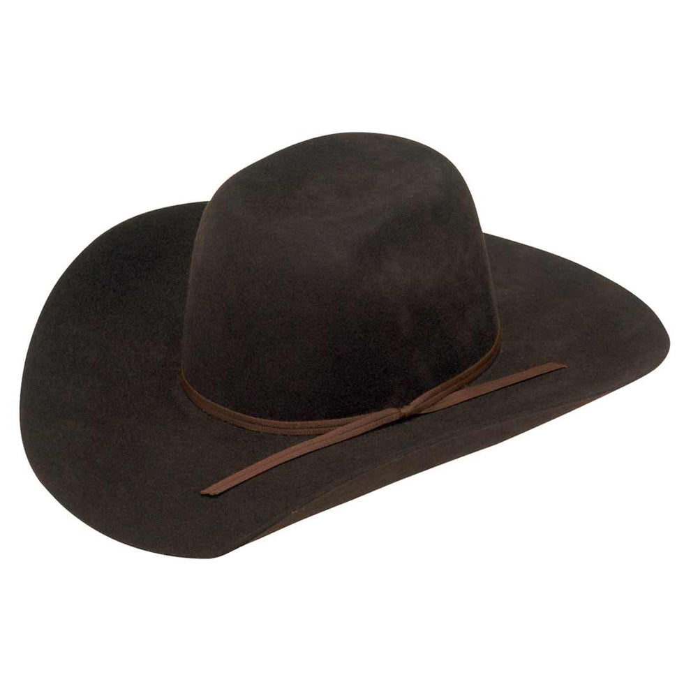 Twister Youth Rounded Brick Felt Cowboy Hat