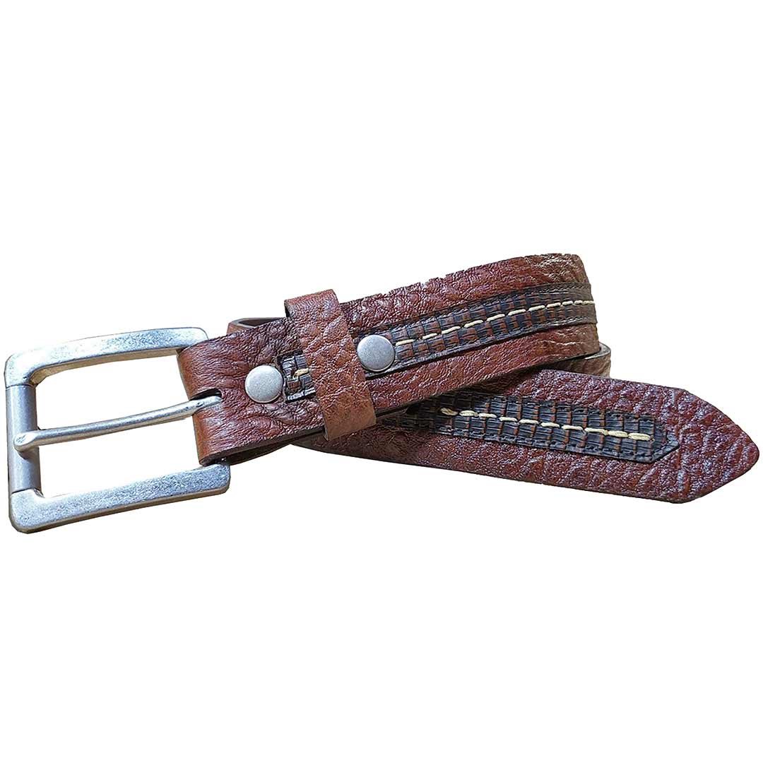 Vintage Bison Men's Loretto Leather Belt