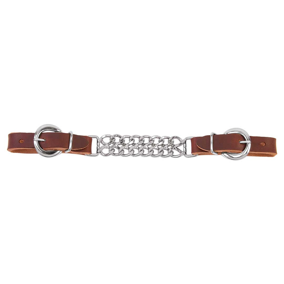 Weaver Working Cowboy Double Flat Link Curb Strap