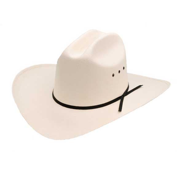 Western express men's classic cattleman off white straw cowboy hat Clearance