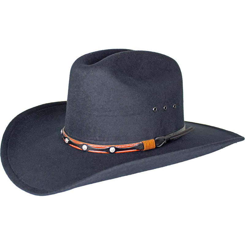 Western Express Faux Felt Cattleman Cowboy Hat