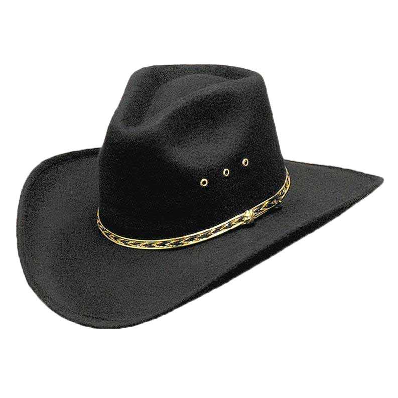 Western Express Kids' Pinch Front Faux Felt Cowboy Hat