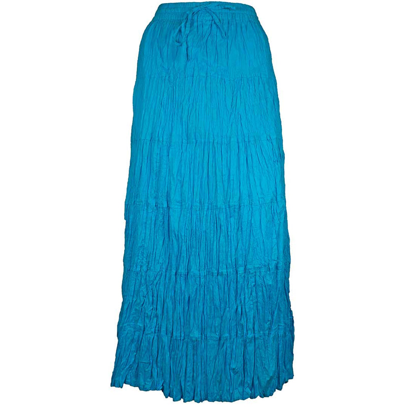 Wondrous Art Wear Women's Solid Tiered Skirt