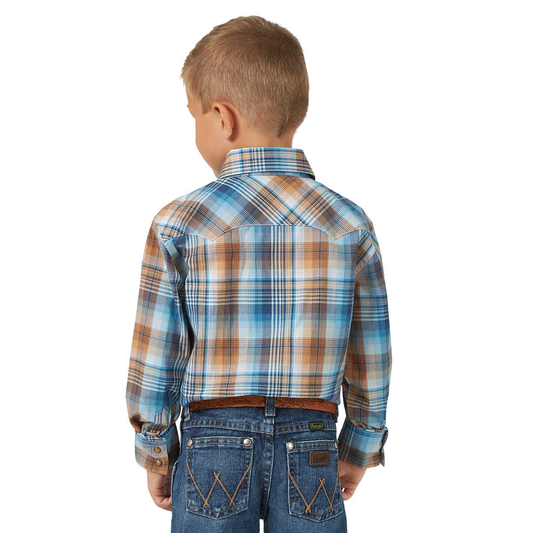 Wrangler Boy's Retro Plaid Shirt