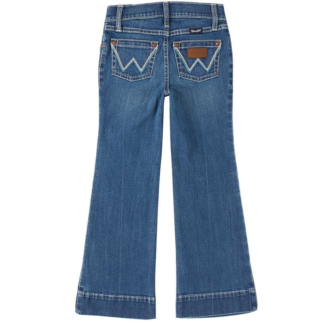 Wrangler Girl's Wide Leg Trouser Jeans