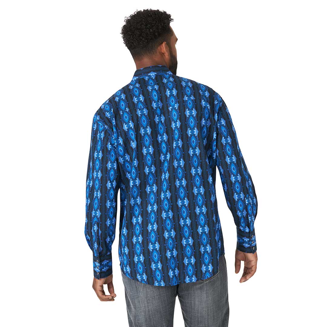 Wrangler Men's Checotah Aztec Stripe Shirt