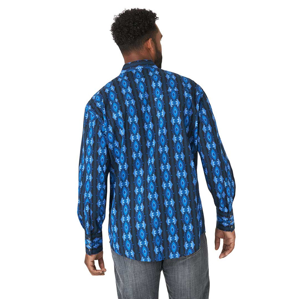 Wrangler Men's Checotah Aztec Stripe Shirt