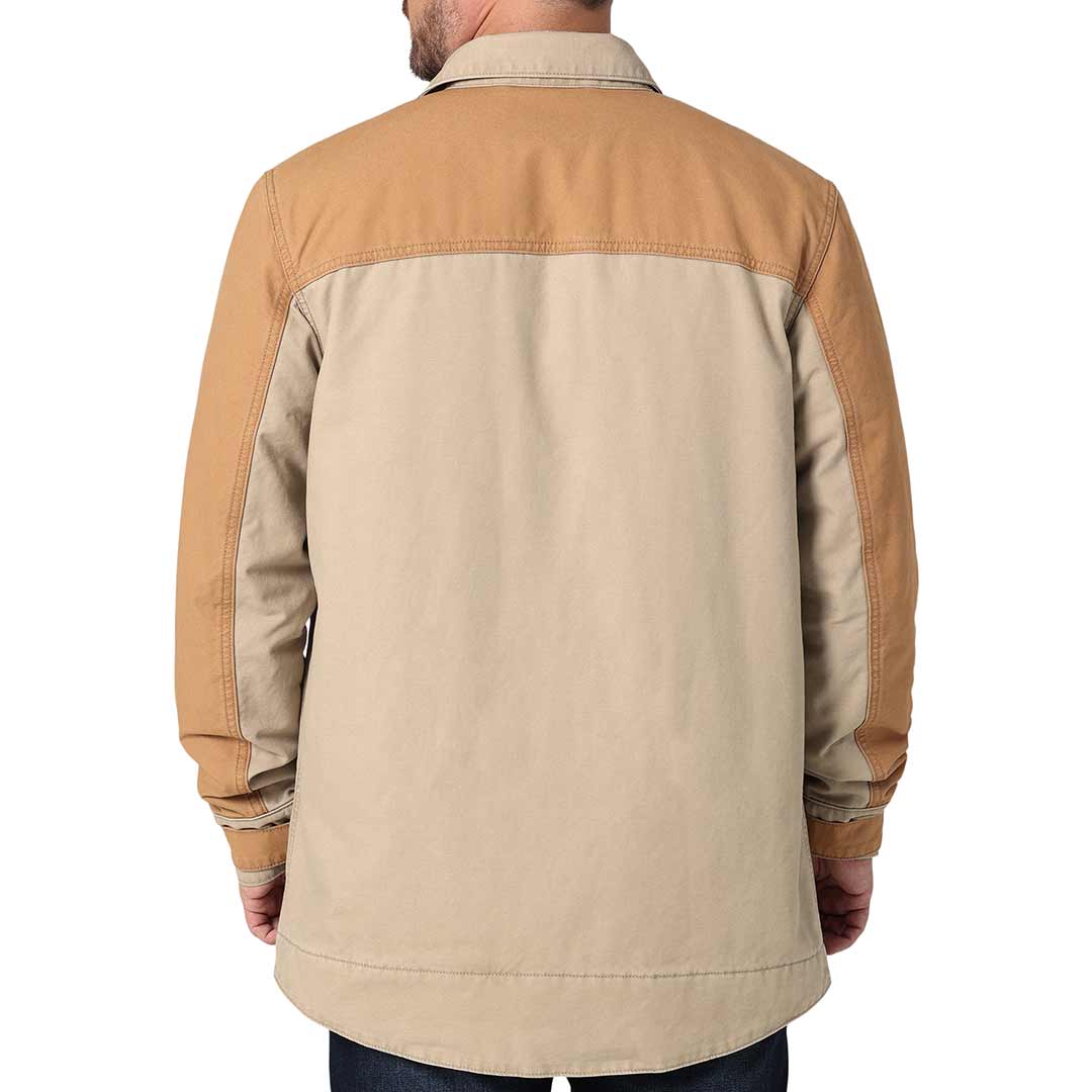 Wrangler Men's Mixed Canvas Chore Jacket