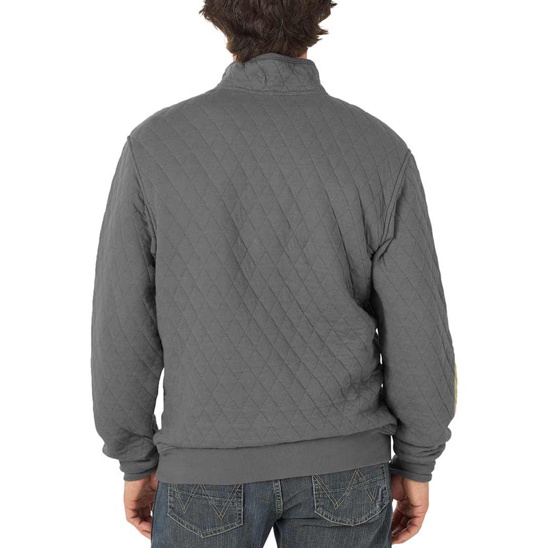 Wrangler Men's Quilted 1/4 Snap Pullover