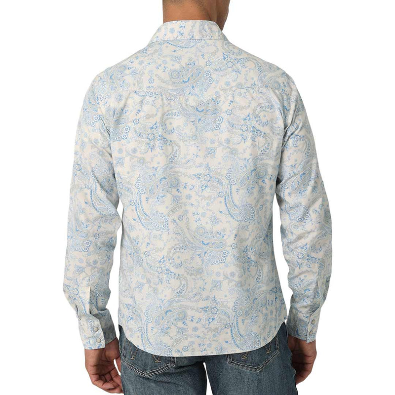 Wrangler Men's Retro Premium Floral Print Snap Shirt