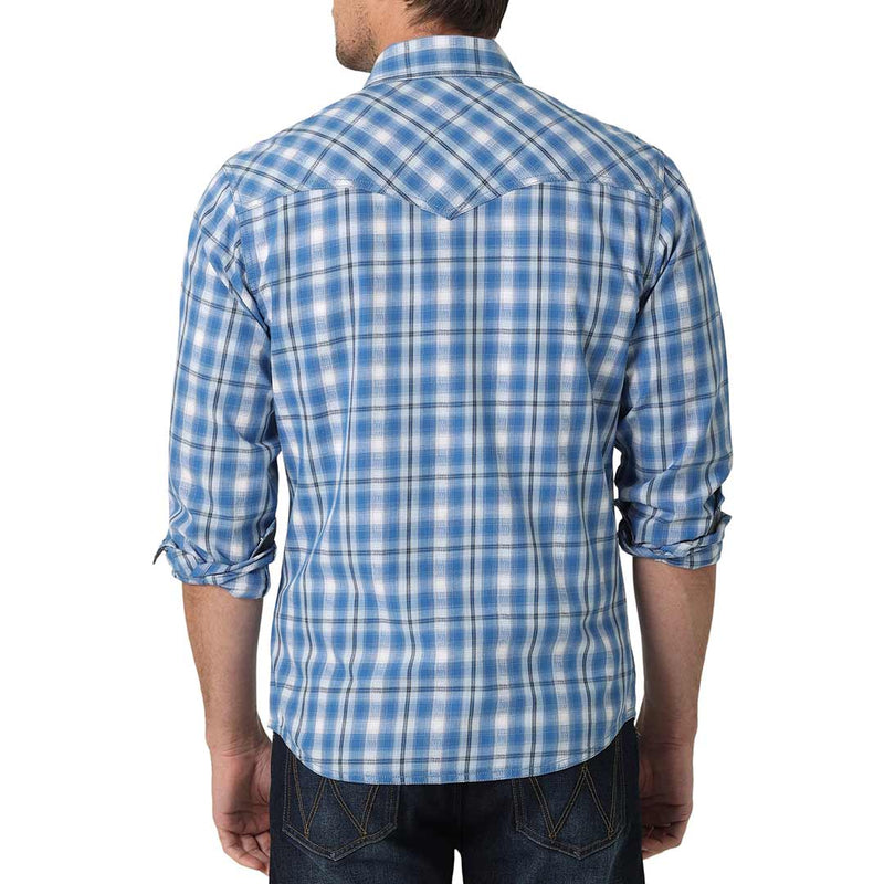 Wrangler Men's Retro Premium Plaid Snap Shirt