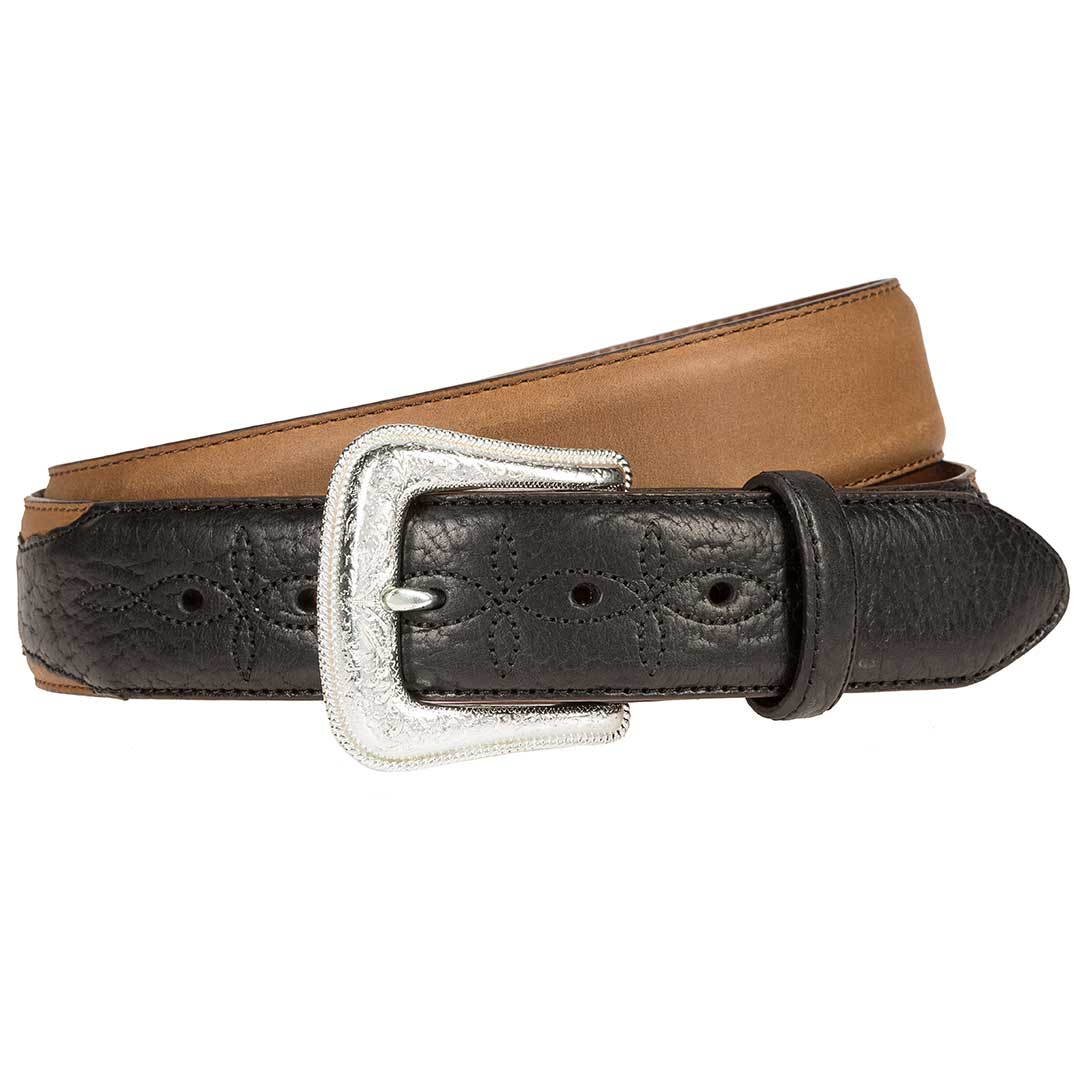 Wrangler Men's Two-Tone Leather Belt